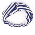 Hairband Women's Headbands, Navy Blue White Stripe Elastic Fashion Girl Fabric Headdress Hair Bowknot, Soft Head Wrap Stretchy Cute Hair Sports Yoga Fitness Accessory Festival Gifts for Women Girls Adults. 