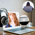 Front Cam,  Web Cam Universal Privacy Sticker - Cover Shutter Magnet Slider Plastic for iphone Laptop Camera Web PC Tablet Smartphone. 