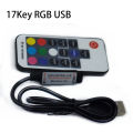 Dc 5v Usb Led Rgb Controller Mini 3keys Dimmer 24key 44key Ir Remoter 17keys Rf Wireless Remoter Control For Usb Rgb Led Strip. 