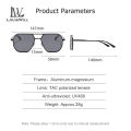 LouisWill Sunglasses Large Frame Double Beam Sunglasses TAC Polarized Sunglasses Unisex Fashion Sunglasses Driving Glasses Sunglasses Fashion Personality Sunglasses UV400 Protection Clean Vision for Men Women. 