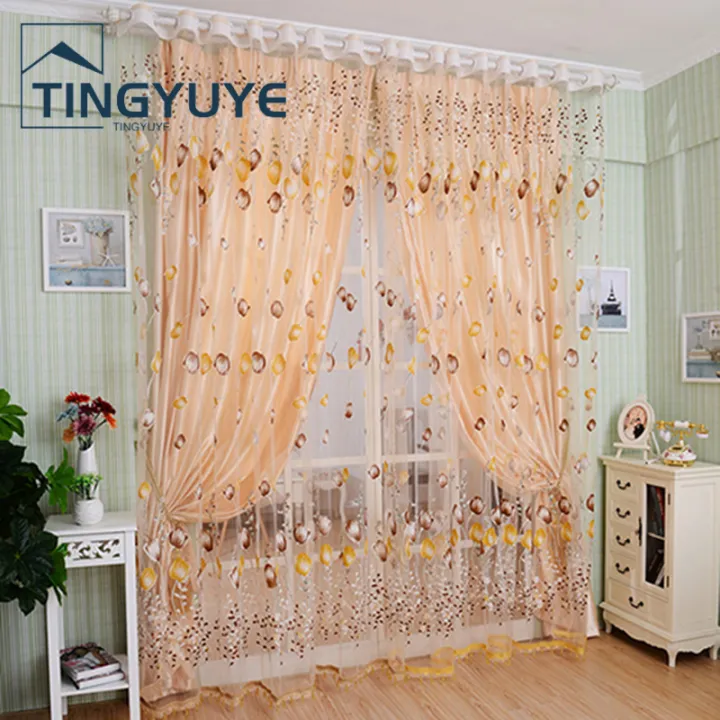 Tulip%20Flower%20Voile%20Curtain%20Drape%20Panel%20Room%20Sheer%20Home%20Door%20Window%20Decoration%20-%20Image%206