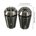 2X ER11 CNC Collet Chucks Tool Bits Holder 1/8 Inch (3.175mm) 4mm 6mm. 