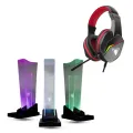 RGB  Luminous Headphone Holder Jedel GM-01 + Jedel GH-269 Gaming Headset With RGB Lights GH112 Without RGB. 
