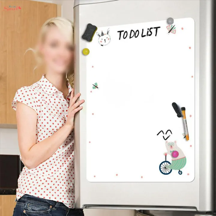 Magnet Board Sticker Planner Planner Refrigerator Fridge List Magnetic Memo Notes Calendar
