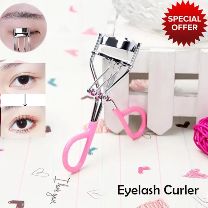 Fashion Makeup Eyelash Curler False Eyelashes Safety Silicone Tool Eyelash Eyebrow Clip Wonderful Handle Eyelash Curler False Eyelashes Curlers Clip Beauty Makeup False Eyelashes For Women