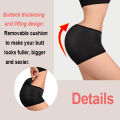 Women Padded Pad Hit Up Padded High Waist Panties Clothing Buttocks Reinforced Pants Buttocks Lift Hip Shaping Pants. 