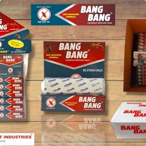 Bang Bang Cockroach Chalk Powerful Insect Killer for Cockroaches, Ants ...