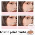 Girl Pink Blush Palette Face Cream Concealer Foundation Powder Waterproof Lasting Face Rouge Natural Peach Blusher Korean MakeUp. 