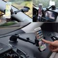 Car Phone Holder Universal 360 Degrees Smartphone Car Mount Holder Adjustable Phone Mounting Suction Cup Holder. 