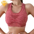 Breathable Sports Bra Comfortable Supportive Wireless Sports Bra for Yoga Jogging Women's Favorite. 