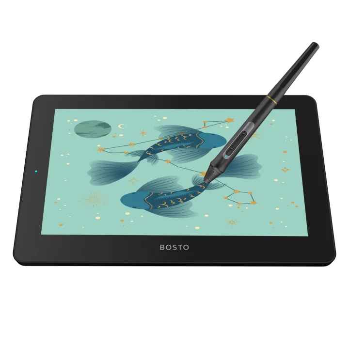BOSTO%20b-t-12HD%20Portable%2011.6%20Inch%20HD%20H-IPS%20LCD%20Graphics%20Drawing%20ta-blet%201366*768%20Display%20Support%208192%20Pressure%20Level%20Passive%20Technology%20with%20Tilt%20Function%20USB-po-wered%20Low%20Consumption%20Drawing%20ta-blet%20with%20Interactive%20Stylus%20Pen%204%20Shortcut%20Key%20-%20Image%204