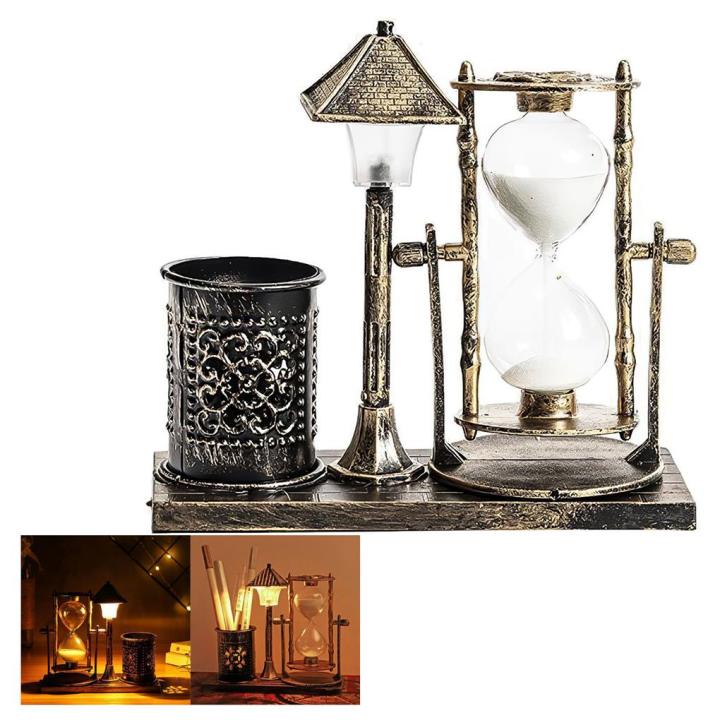 Hourglass%20Pen%20Organizer%20Night%20Lamp%20Old-Ed%20Retro%20Sand%20Timer%20Pen%20Holder%20Decorative%20Ornaments%20Pen%20Cup%20Lamp%20-%20Image%204