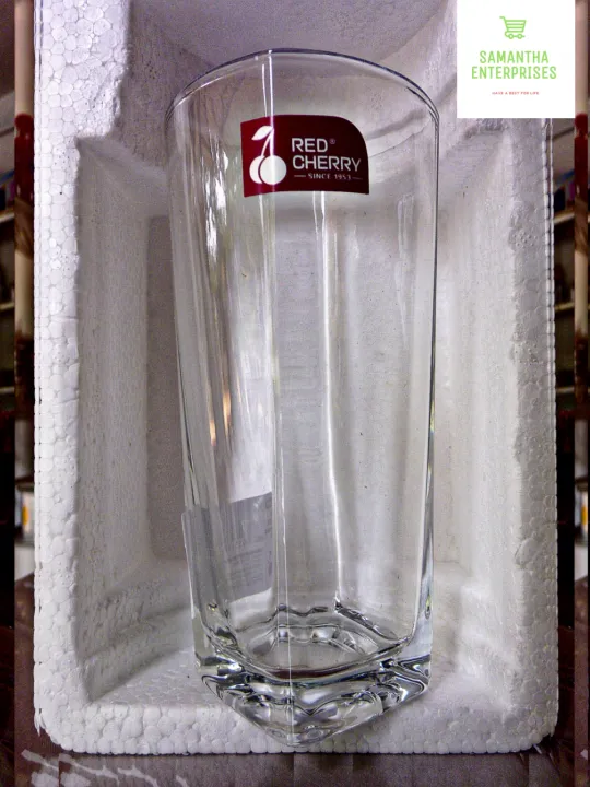 6%20Pieces%20Transparent%20Solid%20Drinking%20Glass%20Set-Red%20Cherry%20Water%20Glass%20285%20Ml%20Glass%20Cup%20Glass%20Mug%20Microwaveable%20and%20Dishwasher%20Safe%20Pack%20Square-shaped%20-%20Image%206