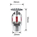 【ZOSR】68℃ Pendent Fire Sprinkler Head Automatic Fire Extinguishing System Protection 1/2” NPT Temperature Fire Quick Response Water Spraying Device Home Commercial. 
