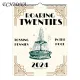 Roaring Twenties Calendar 2024 Monthly Planner with Spiral Coil English Wall Calendar for Event Planning Roaring Twenties Theme 12-month Planner. 