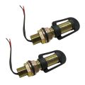 NCANRUI 2X Rotating Flashing Amber Beacon Flexible DIN Rod Tractor Mounting Bracket Mounting Lamp Bracket Light Fittings. 