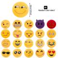 SF 20cm Random 1PC Soft Emoji Yellow Round Cushion Emoticon Stuffed Plush Toy Pillow Birthyday Gift #431859. 