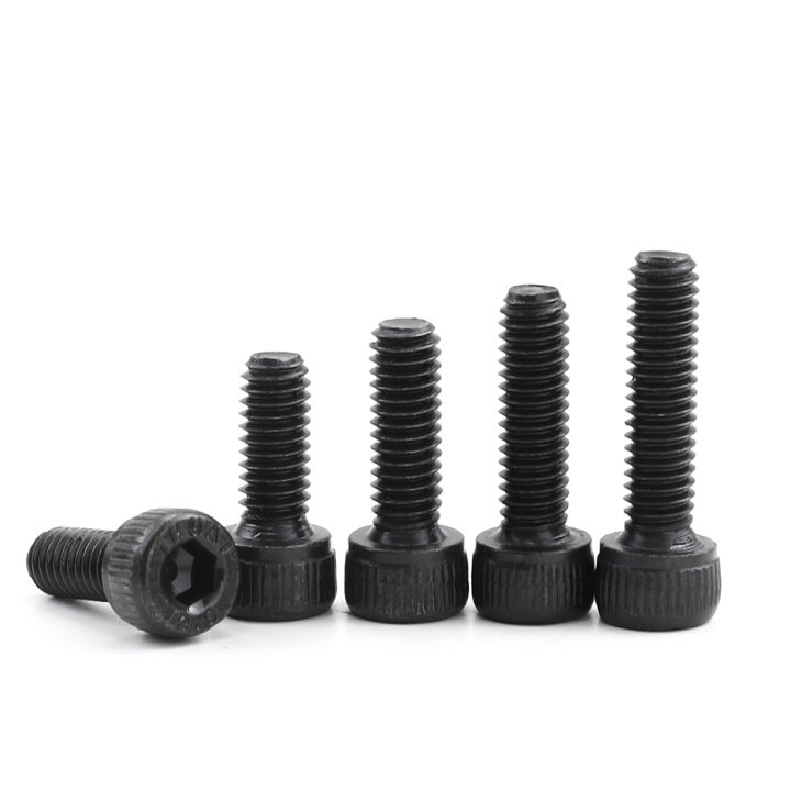 Juidinto 3-50pcs Hex Socket Cap Screw 12.9 Carbon Steel Allen Screw M2-M10 Hex Cap Screw Bolt For Motorcycle Car