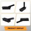 Room Led Lamp Headboard Wall Light Sconce Bed Side Reading Light Recessed Automatic Switch Wall Lamps,Black. 