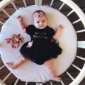 Toddler Girl Ribbon Bow-knot Romper Dress for girls (0-24M). 
