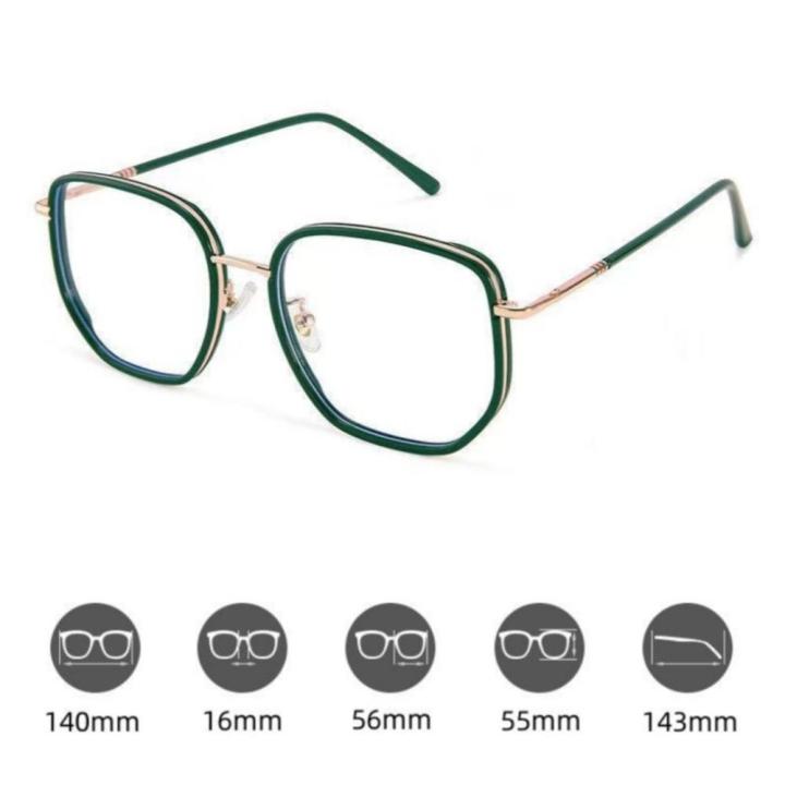 transparent blue blocking glasses blue light-blocking girls plain ultralight eyeglasses women optical retro frame eyewear for fashionable protective stylish trendy comfortable modern functional