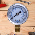 0~200 PSI 0~14 Bar Pressure Gauge Air Compressor Hydraulic Pressure Gauge Meter 1/8" Male NPT Threads Metal Pressure Tester. 