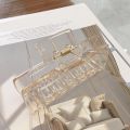 Ins Style Transparent Acrylic Large Hair Clips For Women Girls Elegant Hair Accessories. 