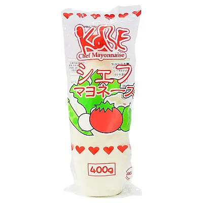 Kobe Chef mayonnaise Japan Halal Tasty Sqeezy Bottle Ketchup Ramazan fasting evening sharing gathering Ifthar Nombu Tasty for Buns Burgers Submarines Club Sandwich White Sauce Dressings Spreads Jam Nutella [400g]