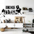 One piece Japanese Anime Wall Decal Stickers Decor Modern Stickers Vinyl Decal Cartoon Home Decor waterproof wallpaper D191. 