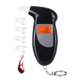Breathalyzer Alcohol Tester, Portable Mounted Blow Type Alcohol Detector, Alcohol Tester with Digital LCD Display Easy Install Easy to Use. 