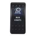 【Aux Lights】 12V 24V 4x4 Boat Caravan Rocker Switches Waterproof Rocker Switch Blue LED Light Off-Road Aux Roof Led Reverse Light. 