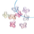 St. kunkka 15 * 20mm 20pcs Acrylic Transparent Fine Glitter Butterfly Beads Beads For DIY Necklace Bracelet Making. 