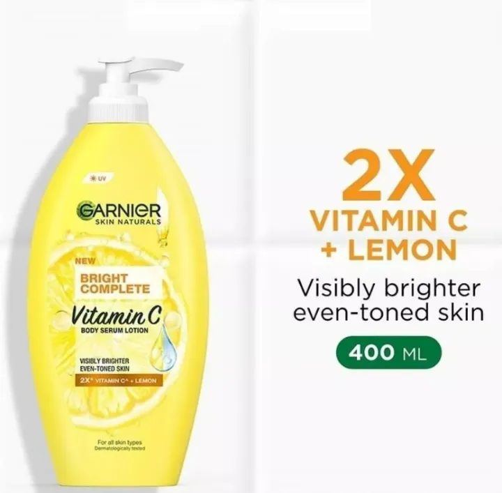 Garnier%20Bright%20Complete%20Vitamin%20C%20Body%20Serum%20Lotion%20400ml%20-%20Image%202