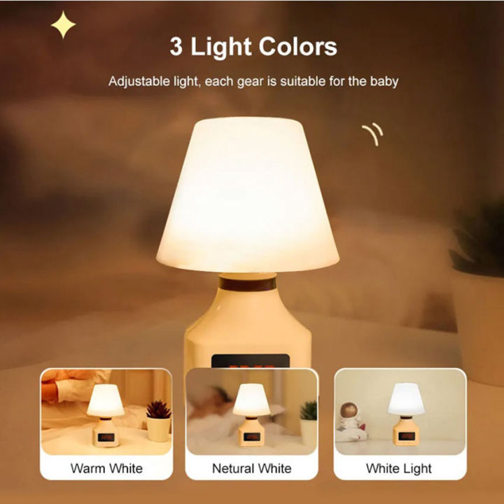 Vimite%20Table%20Lamp%20Rechargeable%20Table%20Light%20Night%20Lights%20Bedside%20Lamp%20with%20Clock%2010%20Level%20Brightness%20and%20USB%20Charging%20for%20Studying%20Working%20Reading%20Bedroom%20Office%20Use%20-%20Image%202