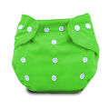 Green  washable diaper with 1 insert. 