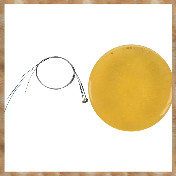 Kqueebee 1 Set Steel Core E a D G Violin Strings & 1 Pcs 25G Erhu Rosin Violin Rosin
