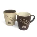 Classic Ceramic Milk Coffee Mug - Large/Medium Tea Mug for Hot and Cold Beverages, Dishwasher & Microwave Safe, Durable Handle, Perfect for Home, Office, or Gift. 