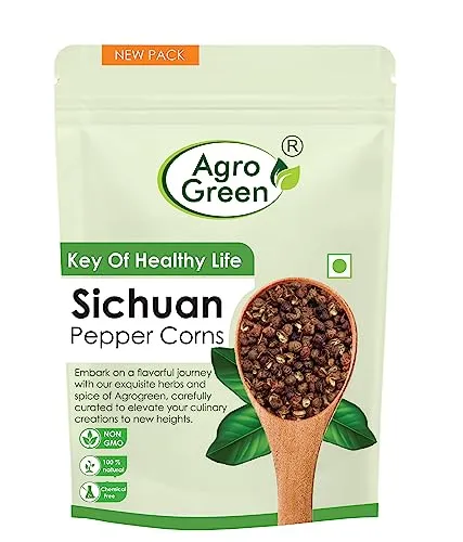 Agrogreen Sichuan Peppercorns | Szechuan Peppercorns - (100 gm)(FROM IND)JEZ