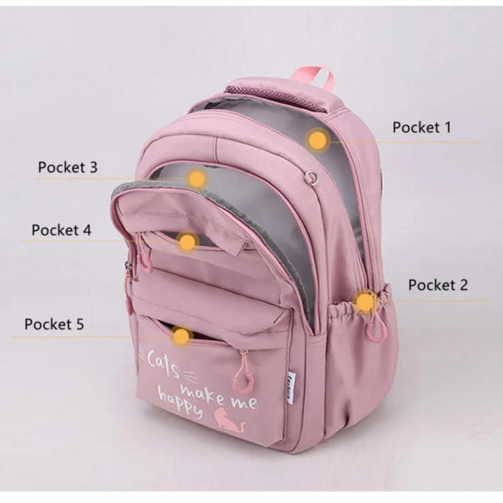 Waterproof%20School%20Backpack%20Comfortable%20Kawaii%20Cute%20Bookbag%20Large%20Girls'%20Backpack%20for%20Teens%20College%20Students%20School%20Use%20Travel%20Bag%20Daily%20Carry%20-%20Image%207
