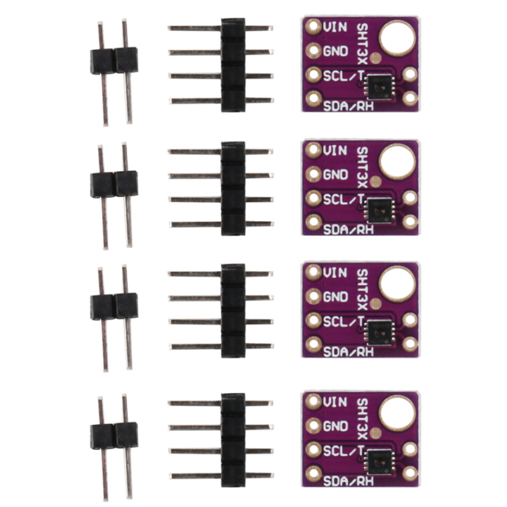 4X SHT31 SHT31-D Temperature & Humidity Sensor Breakout Board Weather Module for