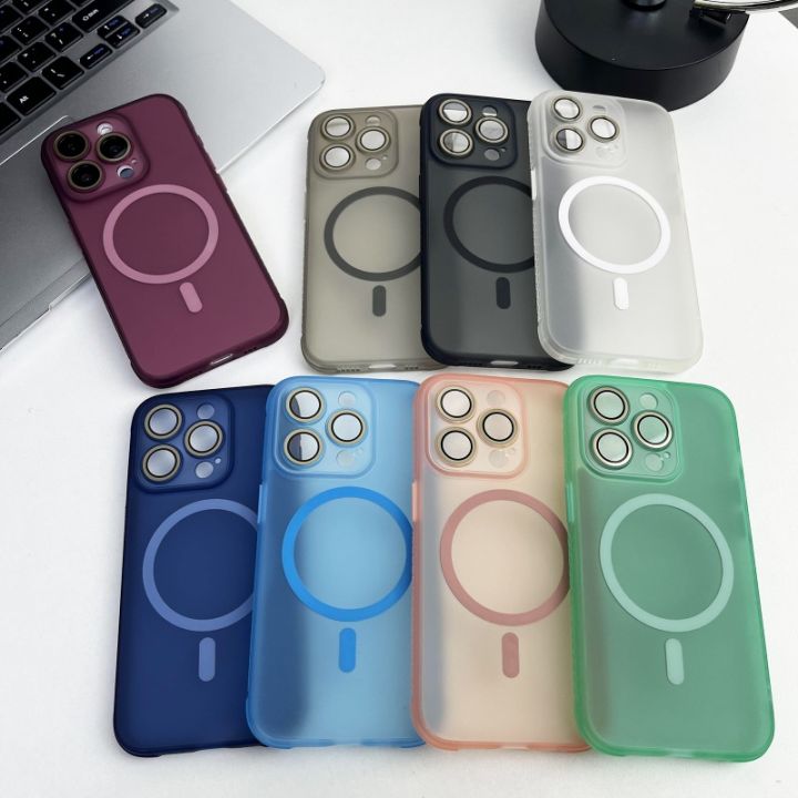 HODON%20Luxury%20Ultra%20Thin%20Matte%20Transparent%20for%20Magsafe%20Magnetic%20Phone%20Case%20for%20iPhone%2017%2016%2015%2014%2013%2012%2011%20Pro%20Max%2015%2016%20Plus%20Cases%20Wireless%20Charge%20Shockproof%20Lens%20Full%20Protection%20Cover%20-%20Image%208