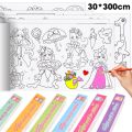 Believesinkinte Children Coloring Drawing Roll Paper Graffiti Scroll DIY Handmade Paper-cut Wall Stickers Paper Early Educational Painting Toys. 