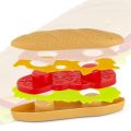 Factory Hot Selling Children Realistic Pretend Play Kitchen Food Toys For French Fries Hamburgers. 