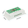 PowMr 10A 20A 30A PWM Solar Controller 12V 24V Auto LCD Display Work For Lead Acid And Lithium Batt Solar Charge Controller. 