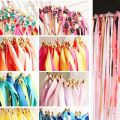 ribbon roll 4CM/25Yards Wedding Ribbons Colored Satin Ribbons DIY Handmade Floral Bouquet Party Home DecorativeParty Games Crafts. 