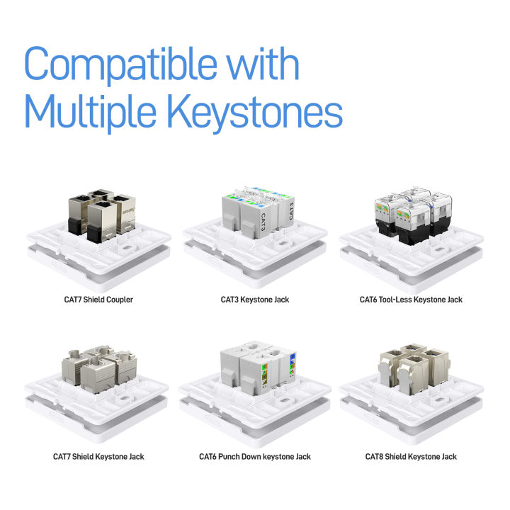 Ampcom%20Rj11%20Rj45%20Faceplate%20Wall%20Socket%20Wallplate%20Face%20Plate%201-Port%202-Port%204-Port%20Networking%20Telephone%20Socket%20Outlet%20Mount%20Panel%20-%20Image%206
