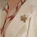 For Suit Sweater Shirt Broche Women's  Flower Brooch Vintage Jewelry Retro Style Brooches Decoration. 