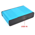 USB 6 Channel 5.1 / 7.1 Surround External Sound Card PC Laptop Desktop Tablet Audio Optical Adapter Card Easy Install Easy to Use (Blue). 