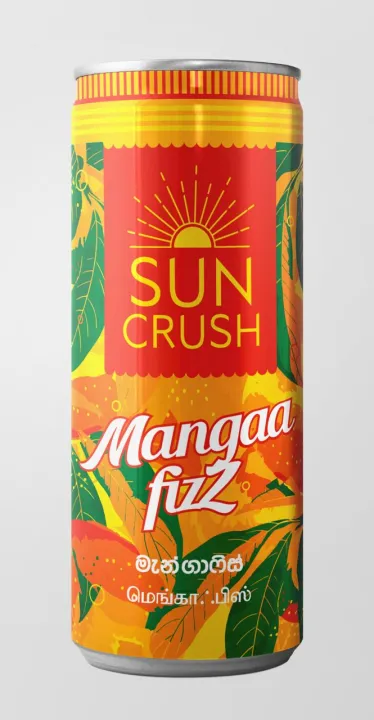 Sun Crush Carbonated Mangaafizz Drink 250ml