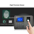 Biometric Fingerprint Attendance Machine 2| TFT LCD Display USB Employee Punch Card Machine Reader Time Clock Recorder 指纹考勤机 打卡机. 